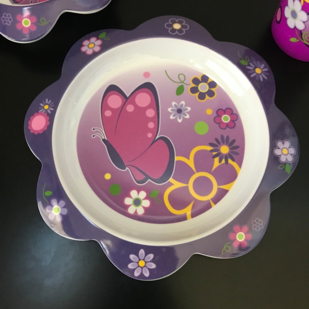 Butterfly 3PC Plate Setting - Picture 2 of 9